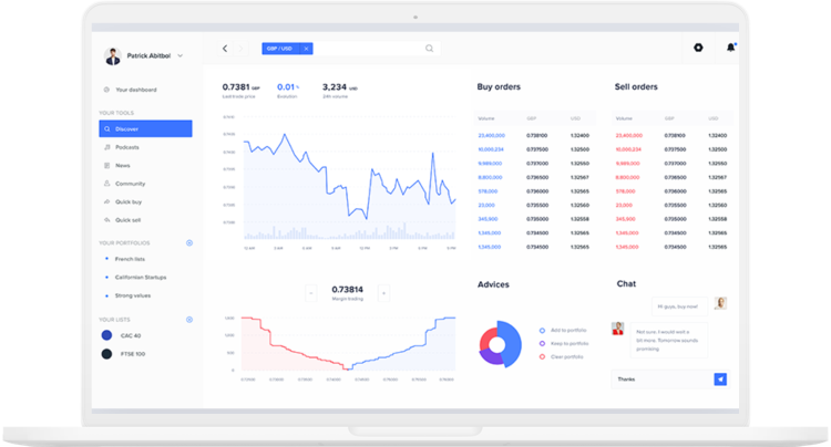 CRM dashboard illustration